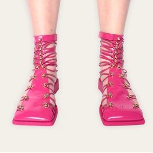 Vivienne HU Fushia sandals